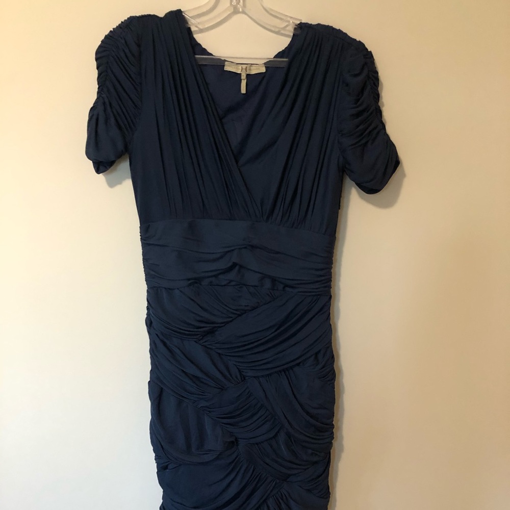 Halston Heritage Blue Dress